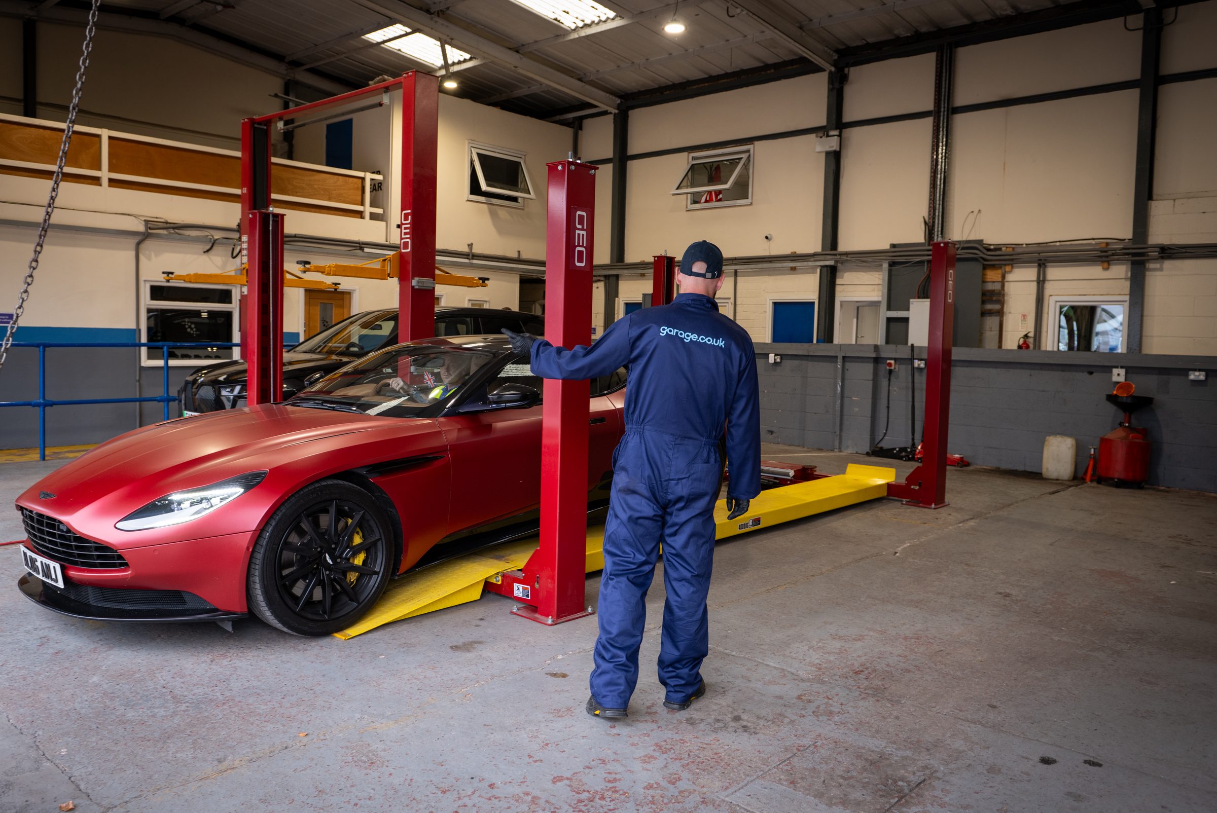 Professional mechanic working in workshop